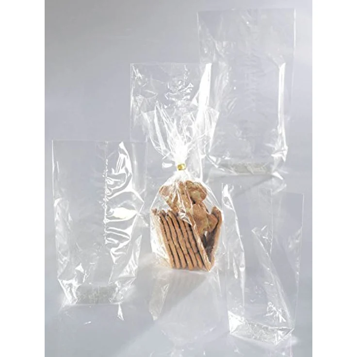 Folia 280-00 - Zellglasbeutel ohne Druck, ca. 9,5 x 16 cm, 100 Stück