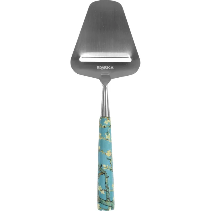 Boska Käsehobel Van Gogh - Mandelblüte, Käseschneider, Käsereibe, Keramik, Edelstahl, Silber, 22 cm, 854013