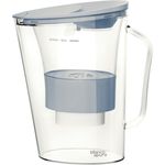 bianco 2,5L Karaffe Wasserkrug Kanne Wasserfilter Trinkwasser Wasserspender Hellblau