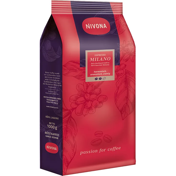 Nivona Milano Espresso 1kg, für den Vollautomaten entwickelt