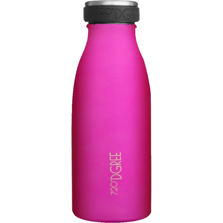 Trinkflasche Isolierflasche Edelstahl 350ml Doppelwandig 720°DGREE milkyBottle fuchsia pink – Bild 1