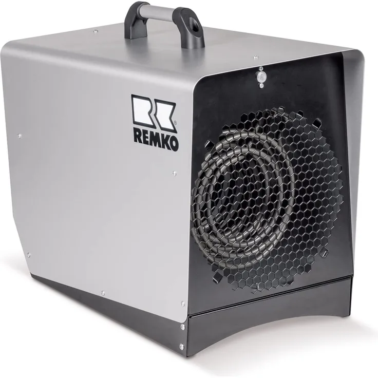 Remko EM6000 Heizlüfter 6,0kW 400V silber, Raumthermostat, Steckerferti, Heizlüfter