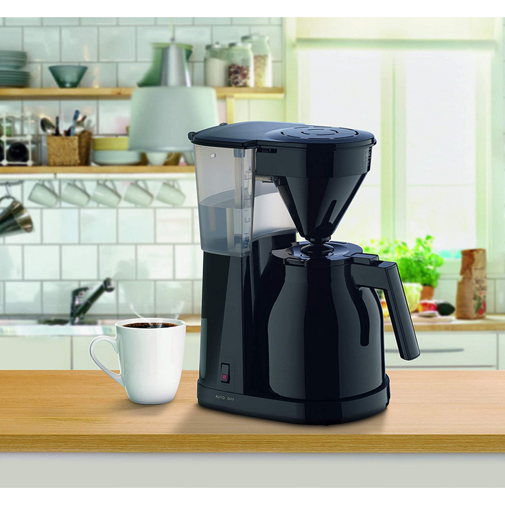 Melitta Easy II Therm 1023-06 Filterkaffeemaschine, für 8 Tassen, mit Isolierkanne, schwarz – Bild 2