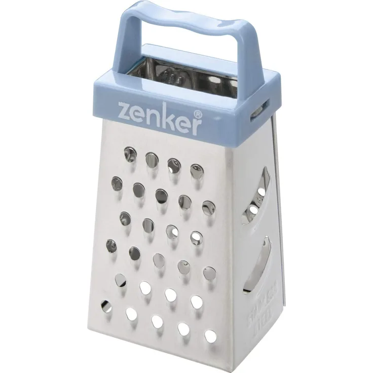 Zenker 44995 INOX Mini Vierkantreibe 7,5x3,7x2,8cm aus ABS-Edelstahl, Kunststoff, Sky-Silber