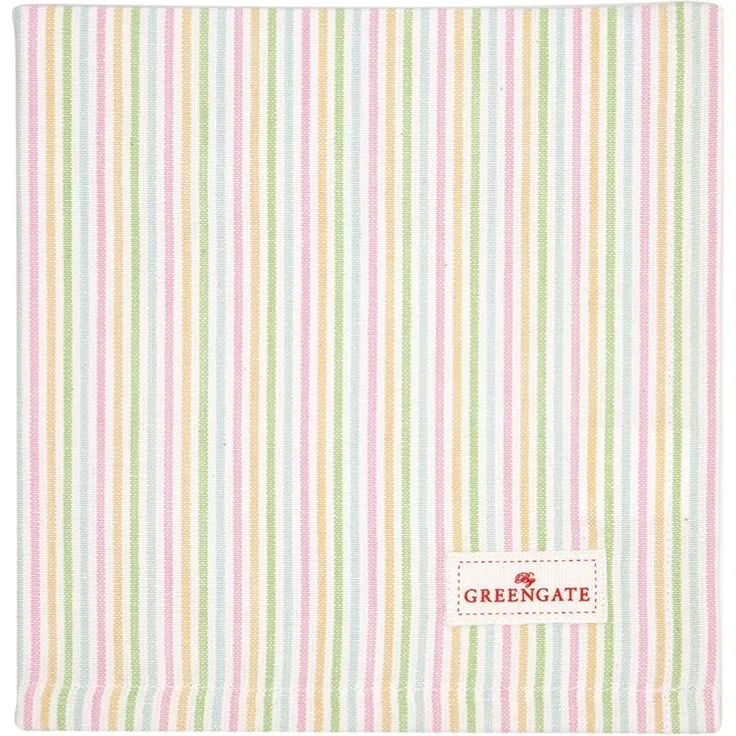 Greengate Ansley Stoffserviette mit Spitze white 40 x 40 cm weiss