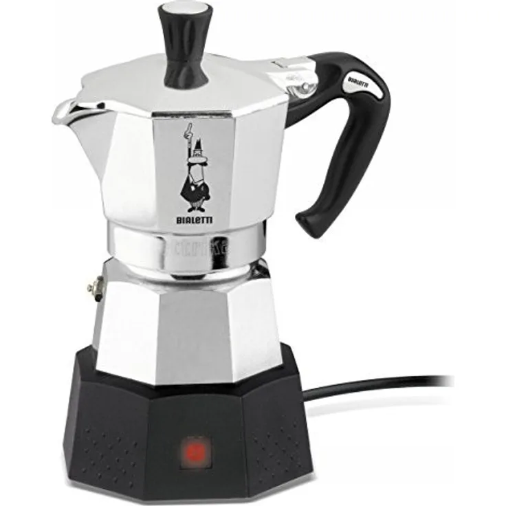 Bialetti Elektrika 110 Volt - 230 Volt Elektrischer Espressokocher - Reiseausführung