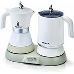 Ariete 1344 Breakfast Station 3-in 1 Espressokocher, Wasserkocher, Milchaufschäumer, plastic, 250 milliliters, Weiß