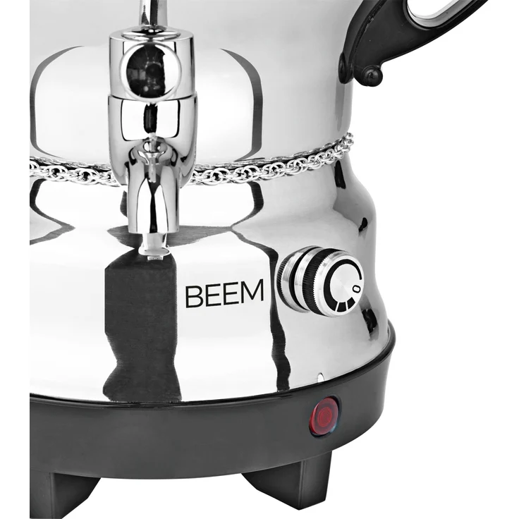 BEEM Samowar Tea Classic 3 l, Teekocher elektrisch, 2.200 W, Edelstahl, 3 l Wasserbehälter, 1 l Teekanne – Bild 3