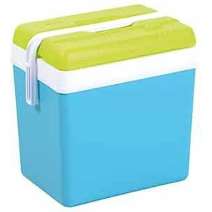 EDA passive Kühlbox Promotion, 24 Liter, Kunststoff, blau-grün