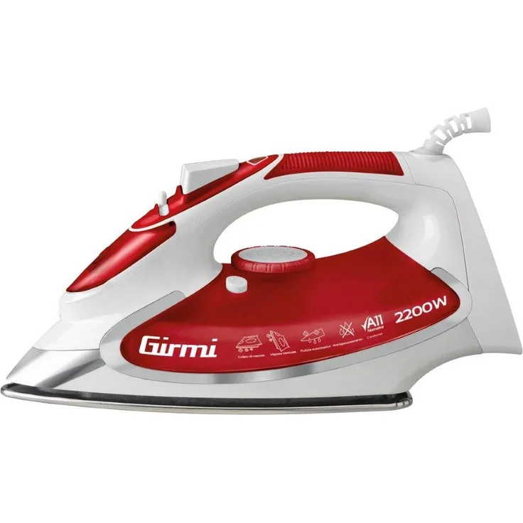 Girmi ST5000 Dampfbügeleisen, 2200 Watt, andere, Rot