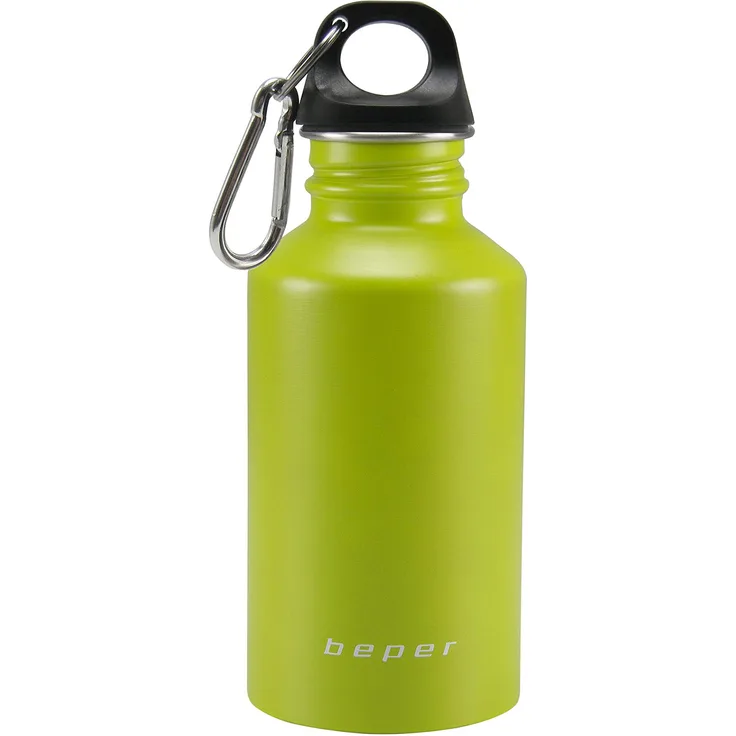 Beper Isolierflasche mit Karabiner Standard grün