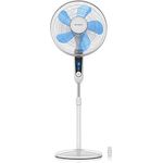 Brandson Standventilator Silent mit Fernbedienung und Display - mobiler Lüfter - Oszillation 80° -
