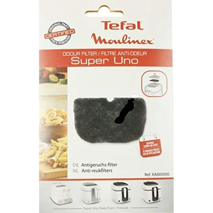 Tefal Moulinex Friteusen Filter XA005000 ersetzt SS-993455, XA004D00