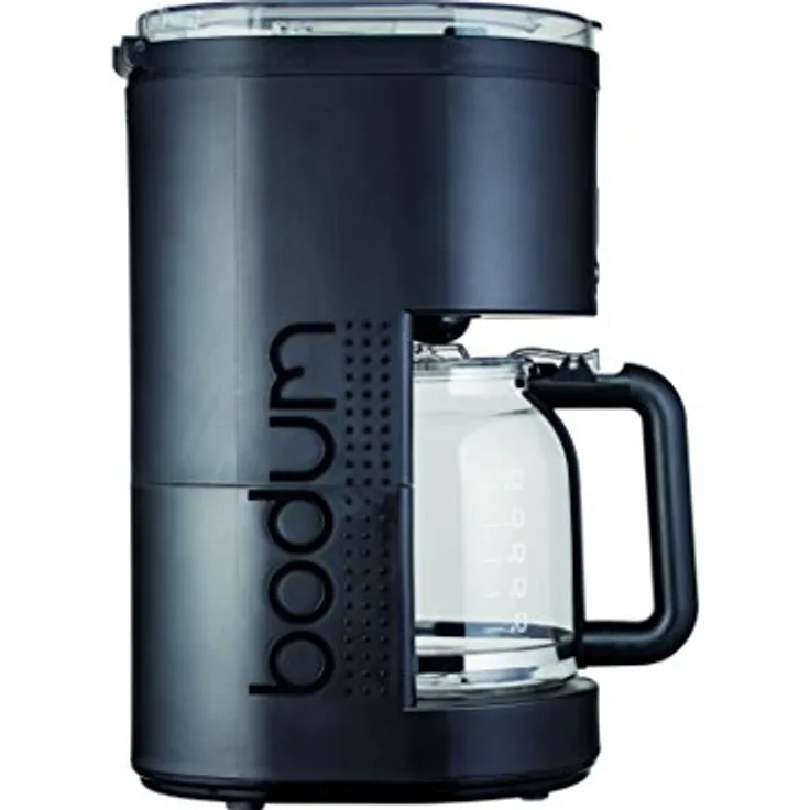 Bodum Bistro 11754 Programmierbare elektrische Kaffeemaschine, 12 Tassen, 1.5 l, 1.5 liters, Schwarz
