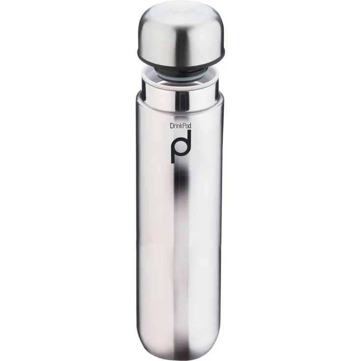 Pioneer DrinkPod Isolierflasche aus Edelstahl 0,3 L Doppelwandig Thermo-Lebensmittelbehälter 6 Stunden Heiß 24 Stunden Kühl Auslaufsicher BPA-Frei - Hochglanz – Bild 1