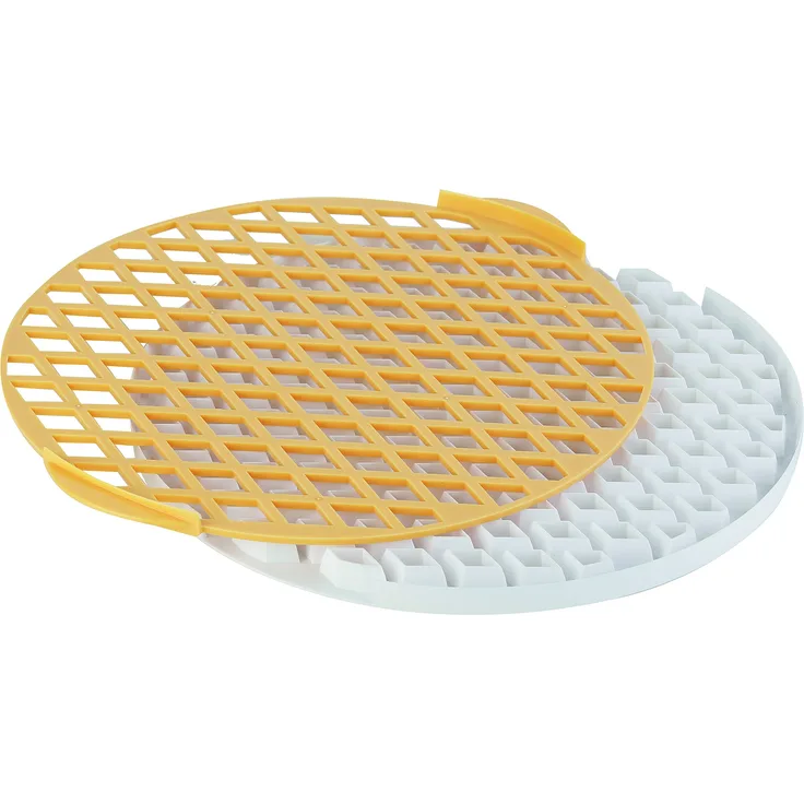 Tescoma Ausstecher, Plastik, weiß-gelb, 34 x 33 x 1.8 cm
