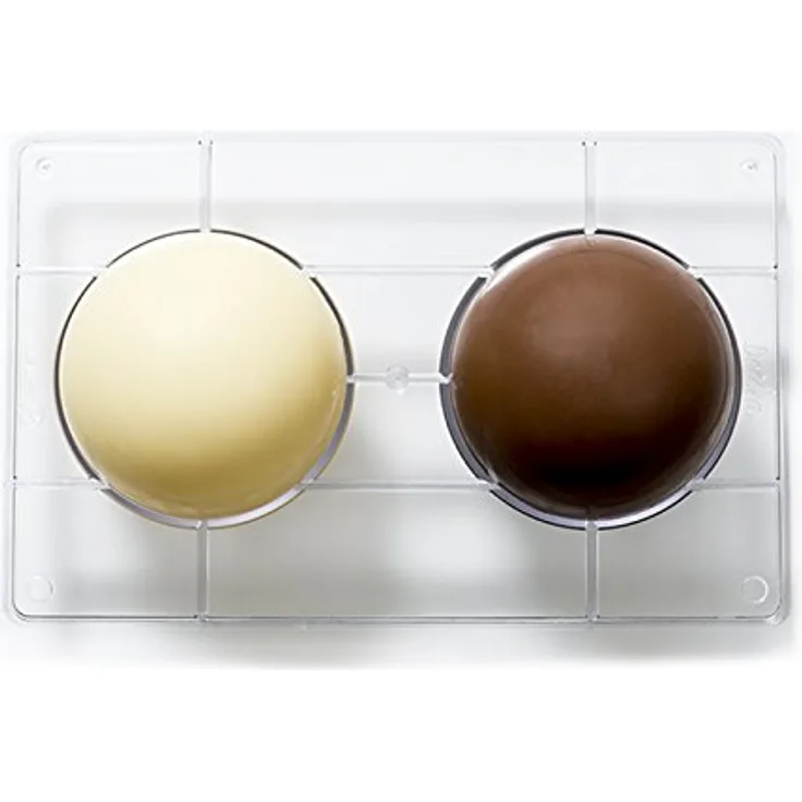 DECORA 0050086 PRALINENFORM HALBKUGEL Ø 100-275X15X22 MM