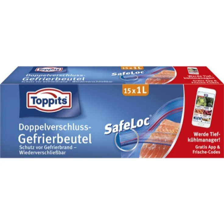 Gefrierbeutel Safeloc 1L