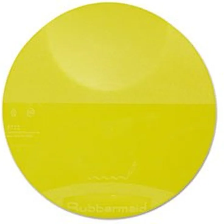 Rubbermaid Commercial Products Commercial Plastic Food Storage Container Lid, Round, Yellow, 3.8 L