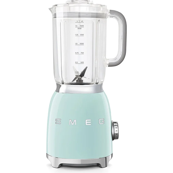 Smeg BLF 01 PGEU Standmixer, 800W, 1,5 L, 5 Geschwindigkeiten, grün – Bild 1