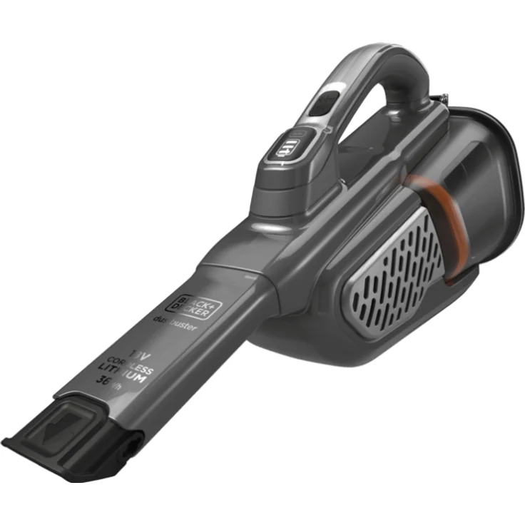 Black + Decker, aufladbarer Zyklon-Handstaubsauger mit Zubehör 36 Wh mit Basis 18V – Bild 1