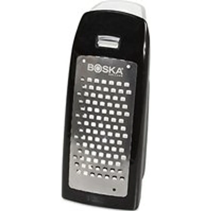 Boska Easy Grater-mit praktischem Auffangbehälter-Kunststoff-Edelstahl-Silber - 165 x 70 x 45 mm