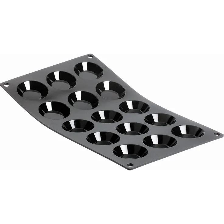 DE BUYER Formen, Silikon, schwarz, 27.9 x 20.1 x 10.9 cm