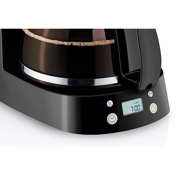 Melitta 1010-14, 215782 Filterkaffeemaschine (EASY Timer, Programmierbare Warmhaltezeit) Schwarz – Bild 2