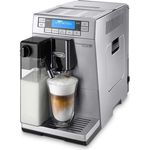 De'Longhi ETAM 36.365.M LatteCrema Kaffee-Vollautomat PrimaDonna XS mit integriertem Mahlwerk (1,3 l, 15 bar, 1450 Watt, Milchsystem, 19,5 cm breit, Edelstahlgehäuse) silber