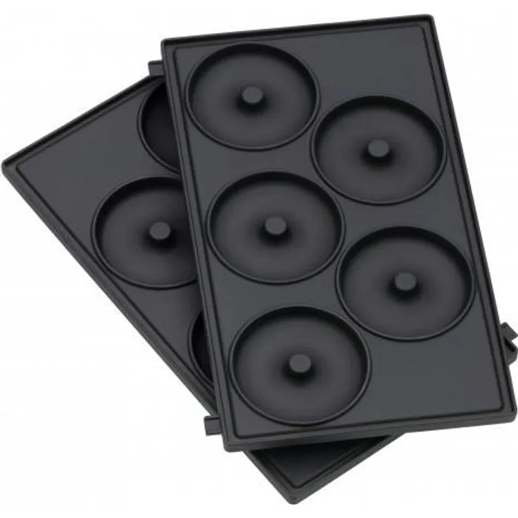 WMF Lono Snack Master Donut Platten-Set, Zubehör, 2 abnehmbare Plattensets, antihaftbeschichtet