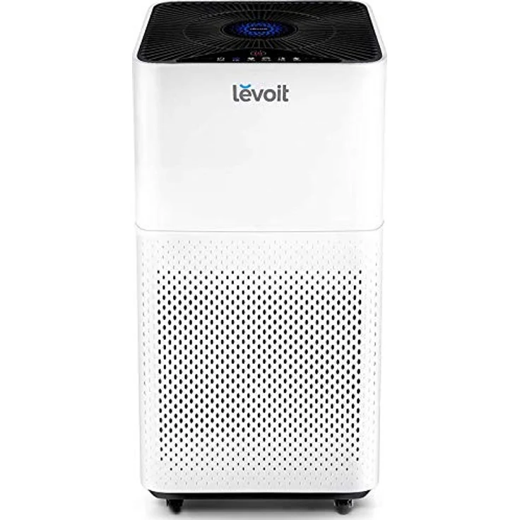Levoit LV-H135 Air Purifier, Luftreiniger, für bis zu 43 m², CADR 360 m³-h, H13 HEPA-Filter, Luftqualitätssensor, Schlafmodus, Timer, weiß – Bild 1
