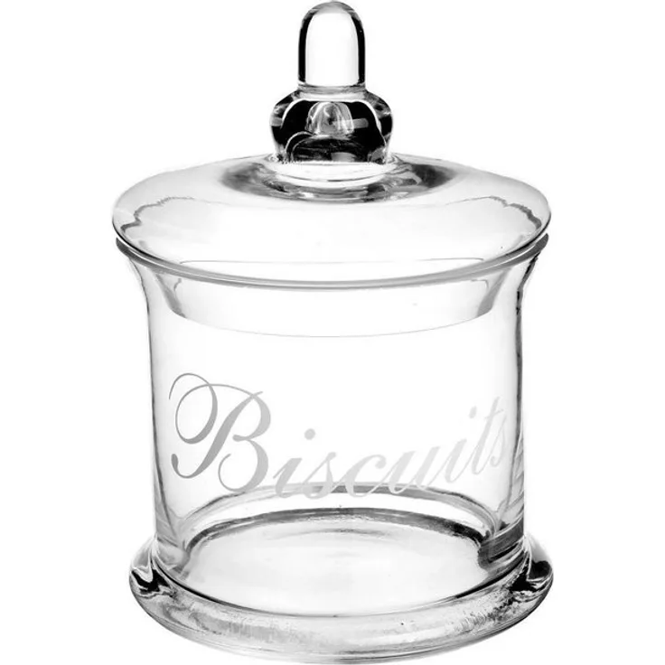 Secret de Gourmet Keksdose, für Süßigkeiten, Gelees, Keksen, 19 cm, Glas, transparent