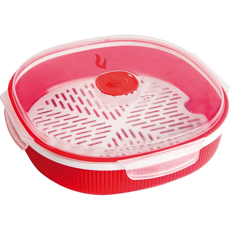 Snips Mikrowellenschere Steamer 2L rot