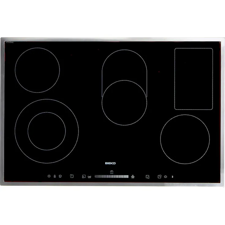 Beko HIC 85502 T, Kochfeld, Einbaugerät, Autark ja, Betriebsart elektrisch, Anzahl Kochstellen 5