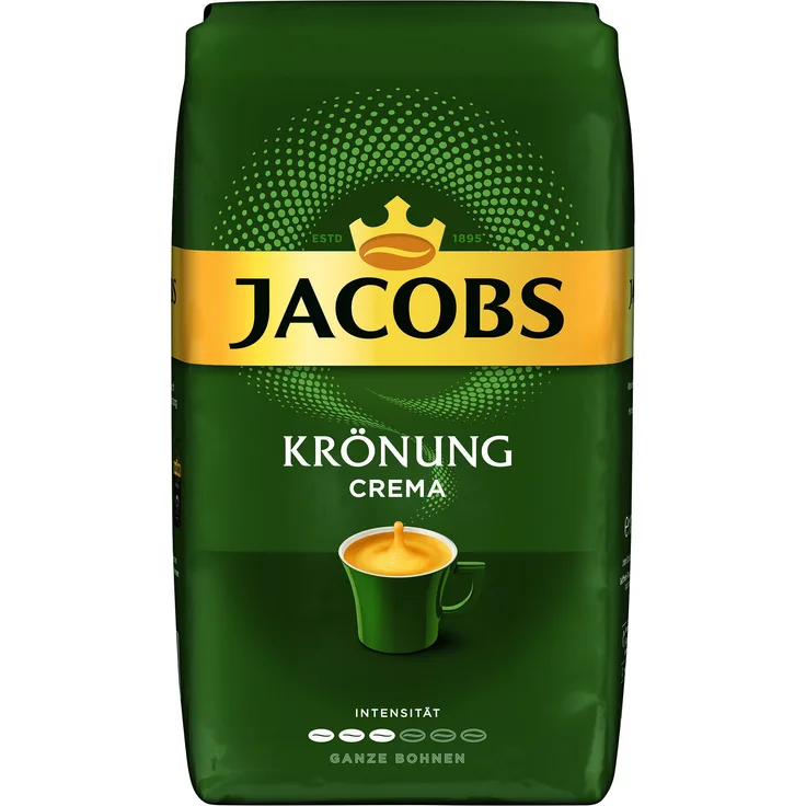 Jacobs Kaffeebohnen Krönung Crema, 1 kg Bohnenkaffee