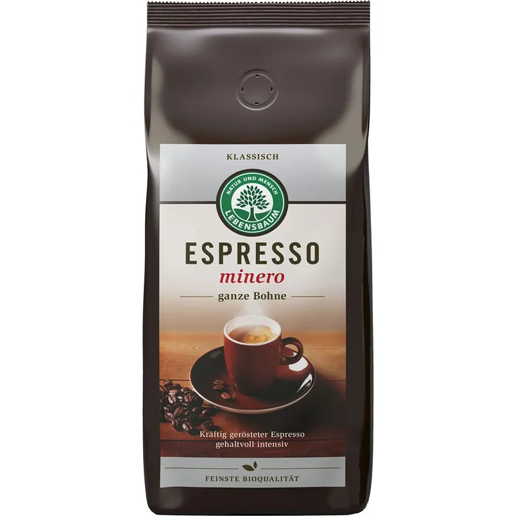 Lebensbaum Espresso Minero, Bohne, 1er Pack (1 x 1 kg)