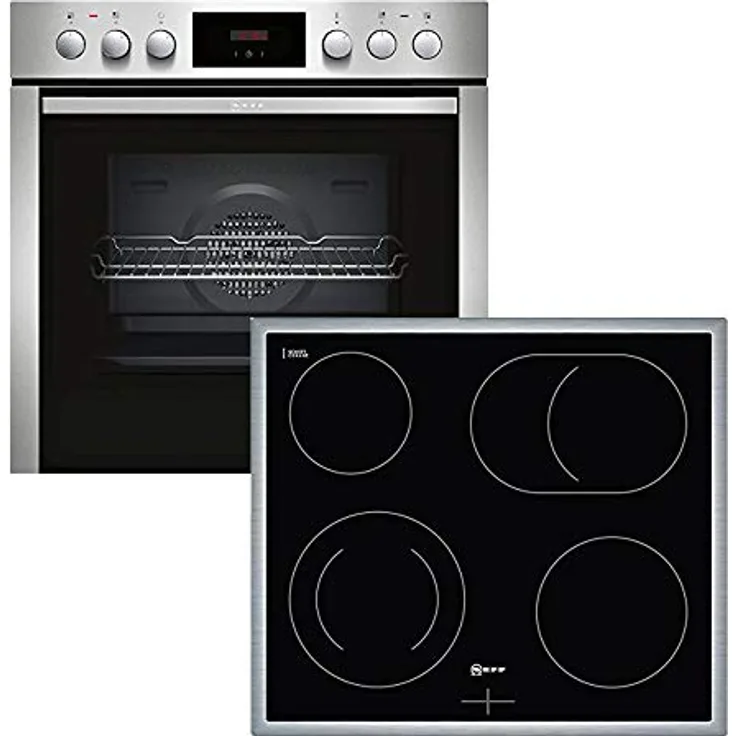 Neff Set XE4 bestehend aus,E1CCD2AN0, Herd-Set, A, Einbaugerät, Betriebsart elektrisch, Volumen 71 l