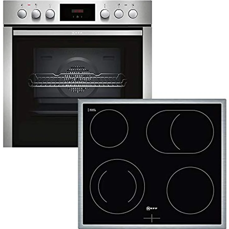 Neff Set XE4 bestehend aus,E1CCD2AN0, Herd-Set, A, Einbaugerät, Betriebsart elektrisch, Volumen 71 l – Bild 1