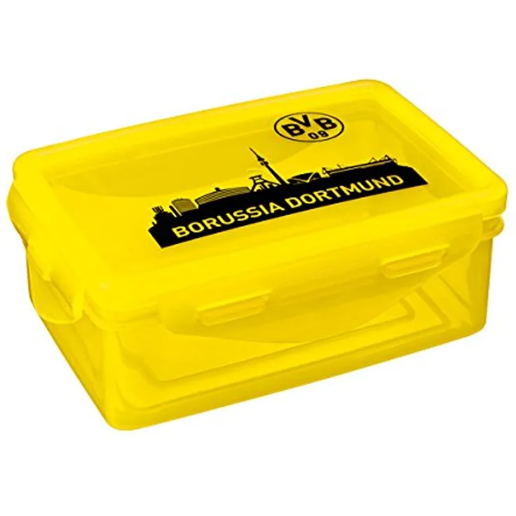 Borussia Dortmund BVB-Brotdose (2 Stück), Schwarz-gelb, 0