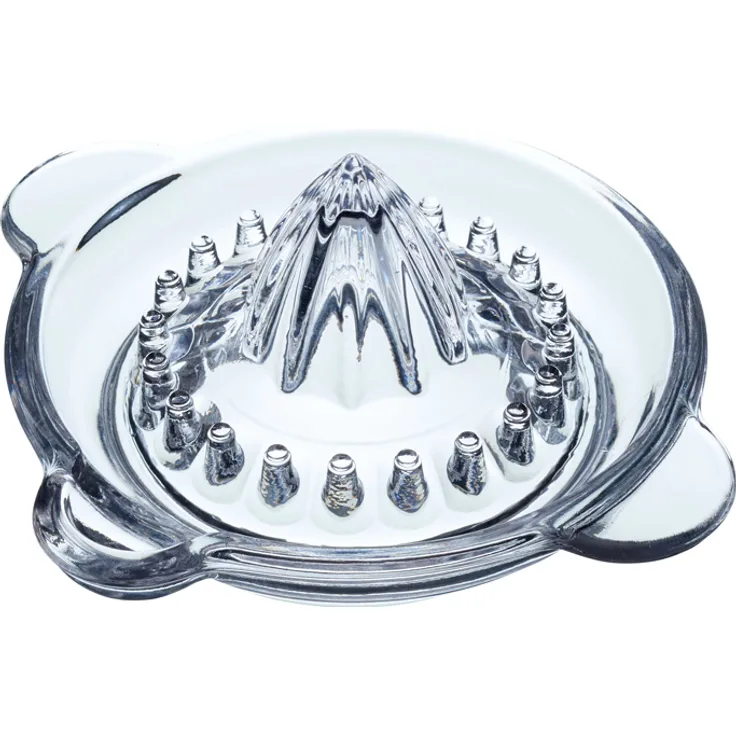 KitchenCraft Zitruspresse mit Gießschale Glas Spülmaschinenfest