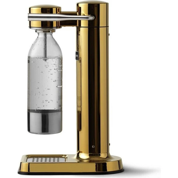 Aarke Carbonator III Trinkwassersprudler mit einer PET-Flasche (1 Liter), gold – Bild 2