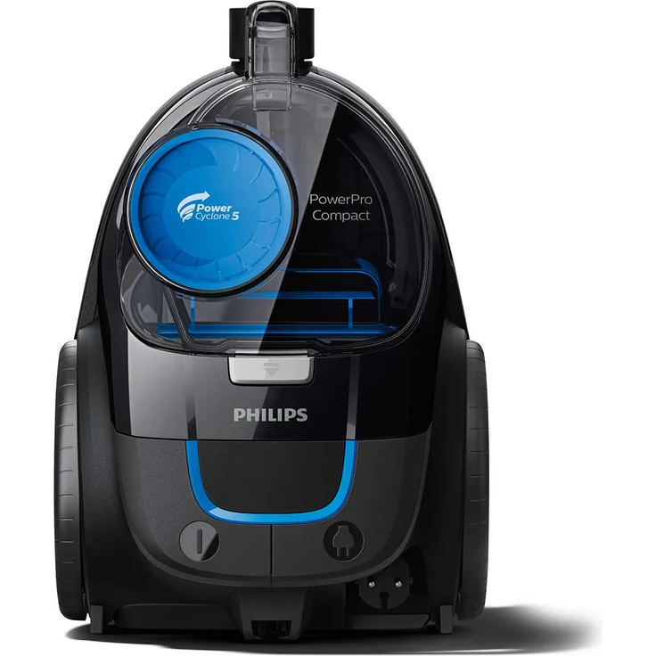 Philips beutelloser Staubsauger PowerPro Compact FC9331-09 (1,5 L Staubvolumen, integriertes Zubehör) schwarz  – Bild 6