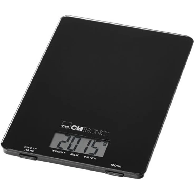 Clatronic KW 3626 Küchenwaage, schwarz – Bild 1