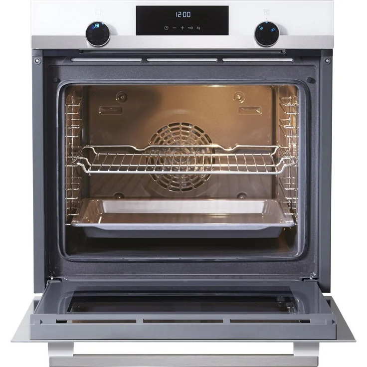 Siemens HB517ABW0, Backofen, A, Einbau, Breite 60 cm, Netzbetrieb, Volumen 71 l, Timer, beleuchtete Drehknebel, weiß – Bild 5