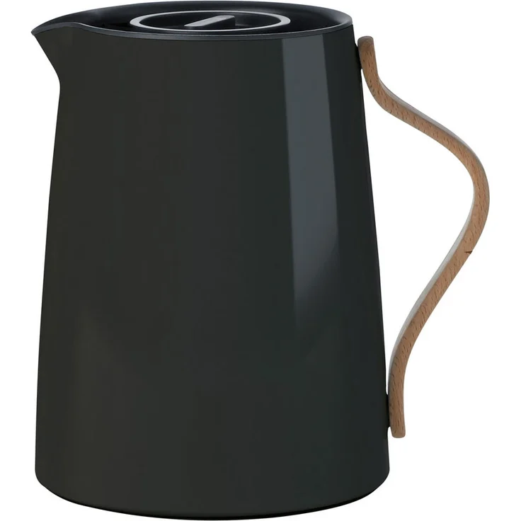 Stelton Emma Tee 1 L. -schwarz Isolierkanne, Kunststoff, 17 x 14 x 19.5 cm – Bild 1