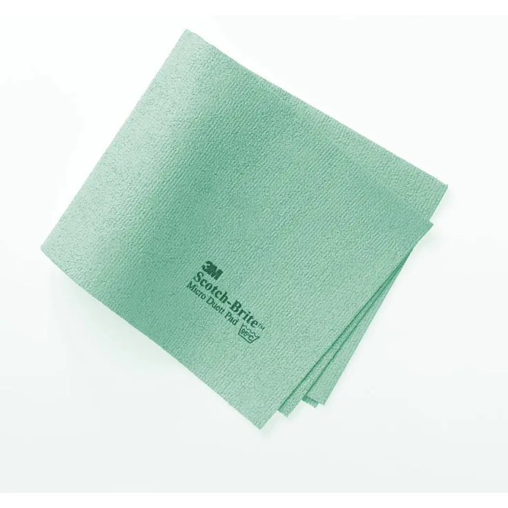 3M Scotch-Brite DUETTGN Scotch-Brite Reinigungstuch, Mikrofaser, Micro Duett, Grün (5 er-Pack)