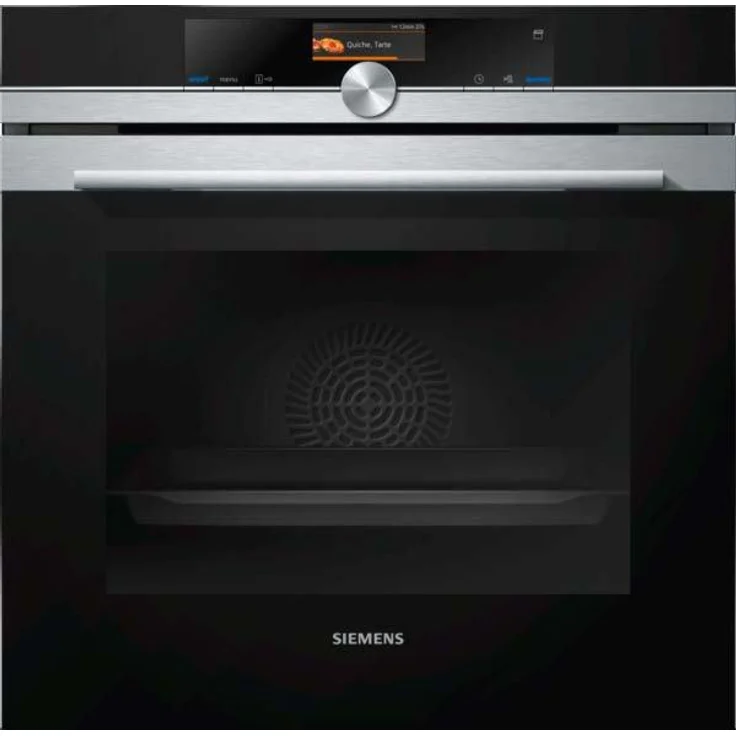 Siemens HS636GDS2 iQ700 Dampfbackofen, Energieeffizienzklasse A+, Einbau, Breite 59,4 cm, Volumen 71 l, 13 Heizarten, Entkalkungsprogramm, cookControl Plus – Bild 1
