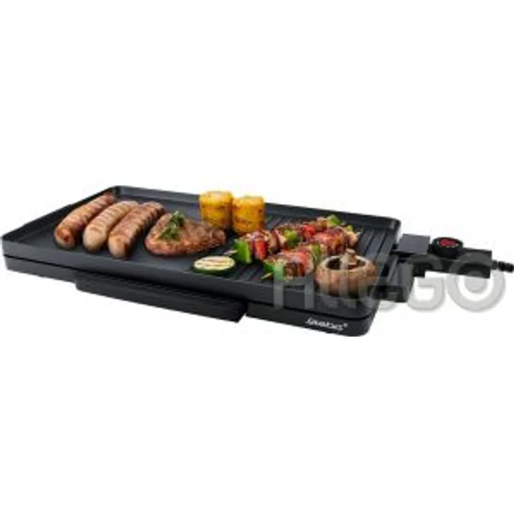 Steba Tischgrill VG 30 Slim 2000 W, Antihaftplatte, Temperaturregler 