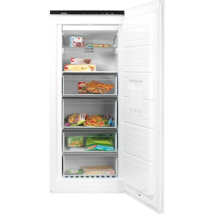 Siemens GS51NUWDP Gefrierschrank, freistehend, weiß, NoFrost, LED, Breite 70 cm, Energieklasse D – Bild 2