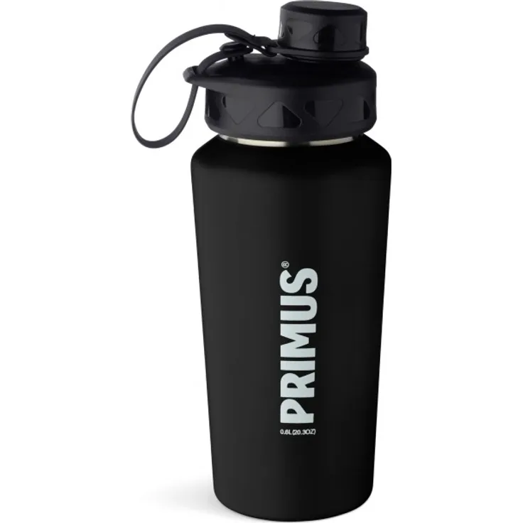 Relags Primus Trailbottle Steel Trinkflasche, schwarz, 0,6 L